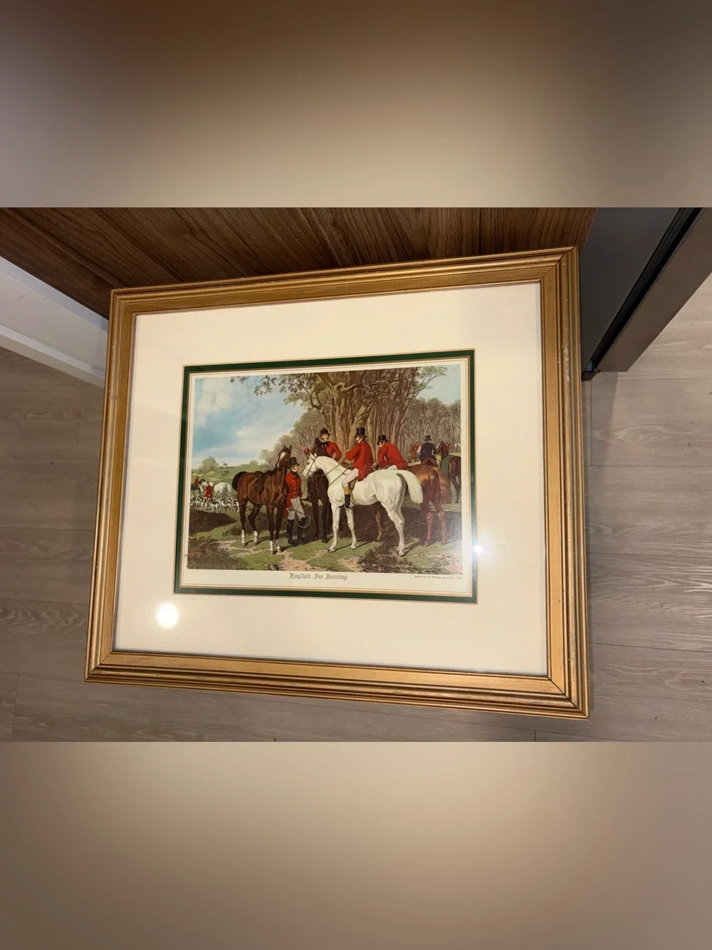 Framed Equestrian Print 🐴✨